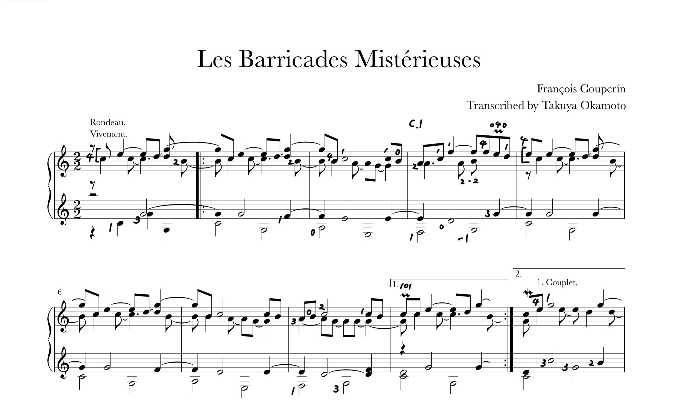[PDF] F. Couperín - Les Barricades Mistérieuses