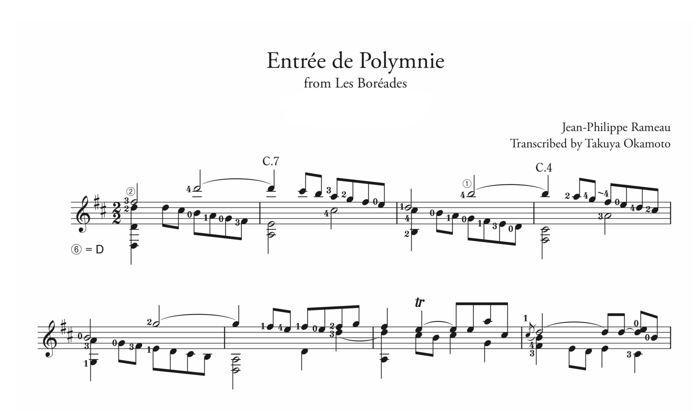 [PDF] JP. Rameau - Entrée de Polymnie