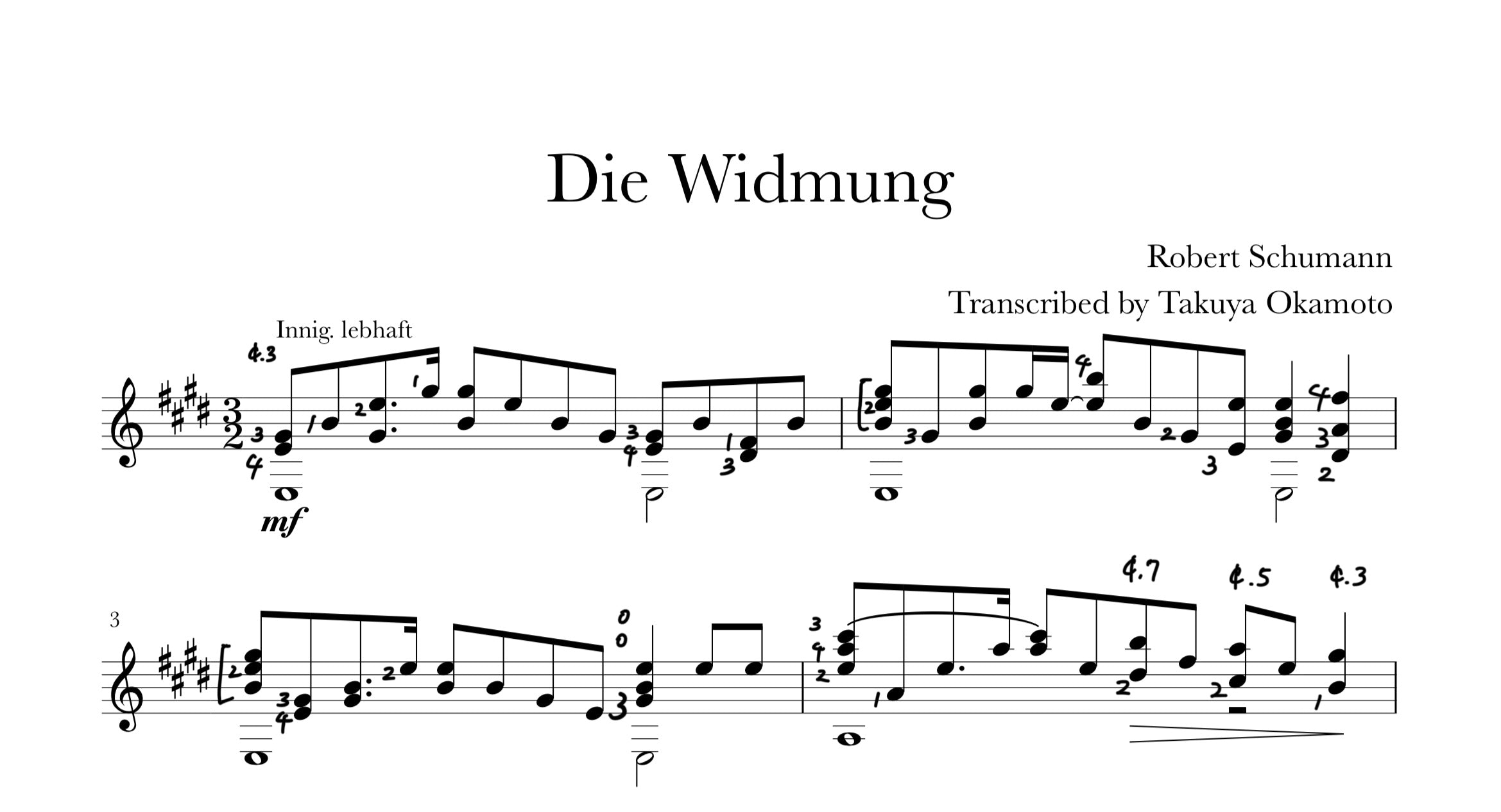 [PDF] R. Schumann - Die Widmung